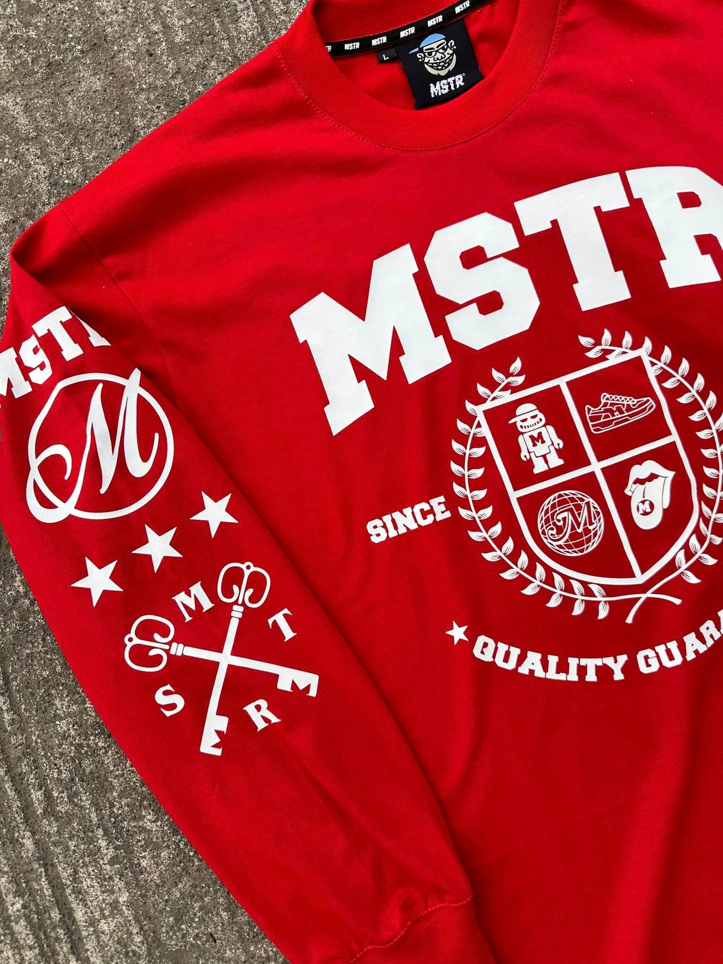 MSTR - ESCALATE COLLECTION "DECREE" LONGSLEEVE (RED)