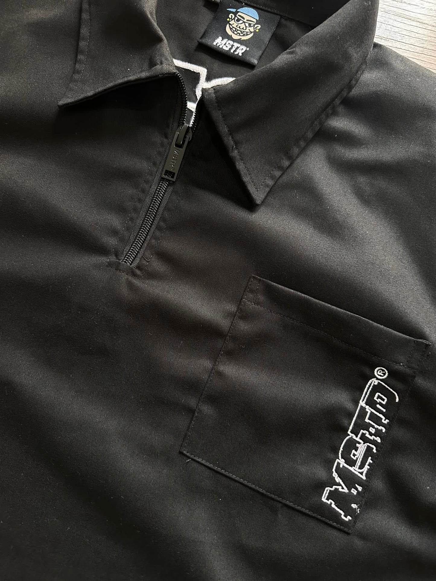 MSTR - ZIP COLLECTION "ZIP" POLO SHIRT (BLACK)