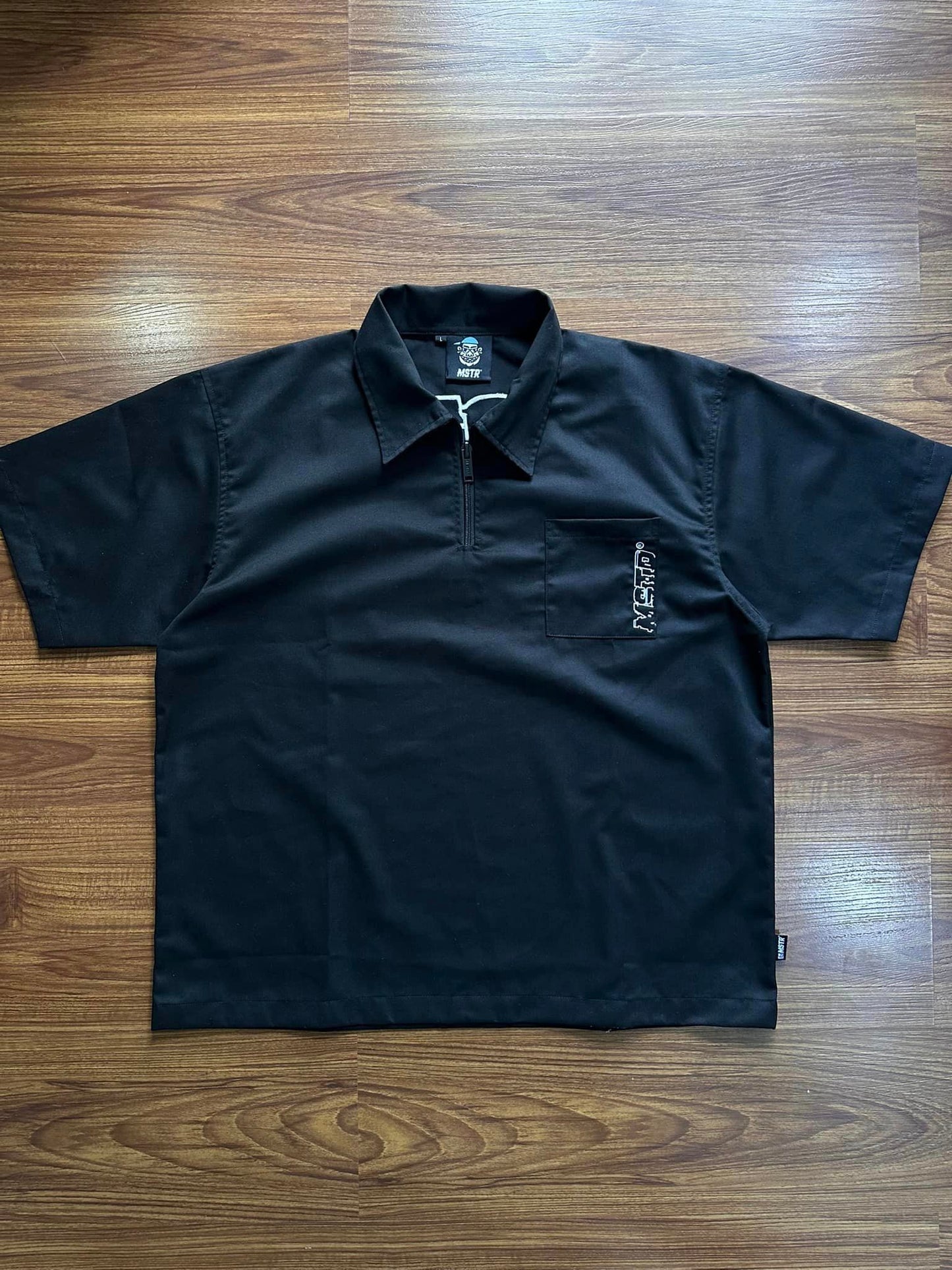 MSTR - ZIP COLLECTION "ZIP" POLO SHIRT (BLACK)