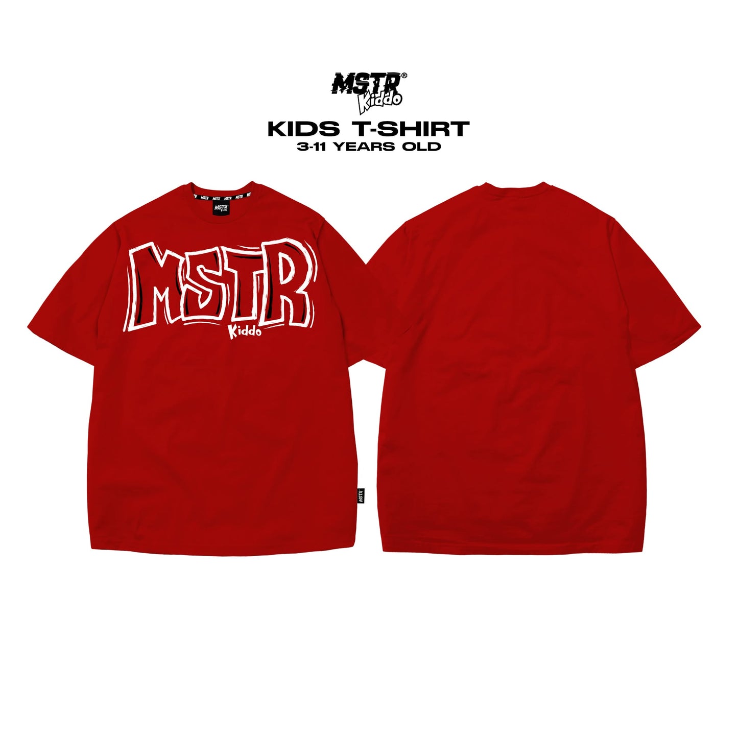 MSTR - KIDDO COLLECTION "B&Y V2" KIDS TS (RED)