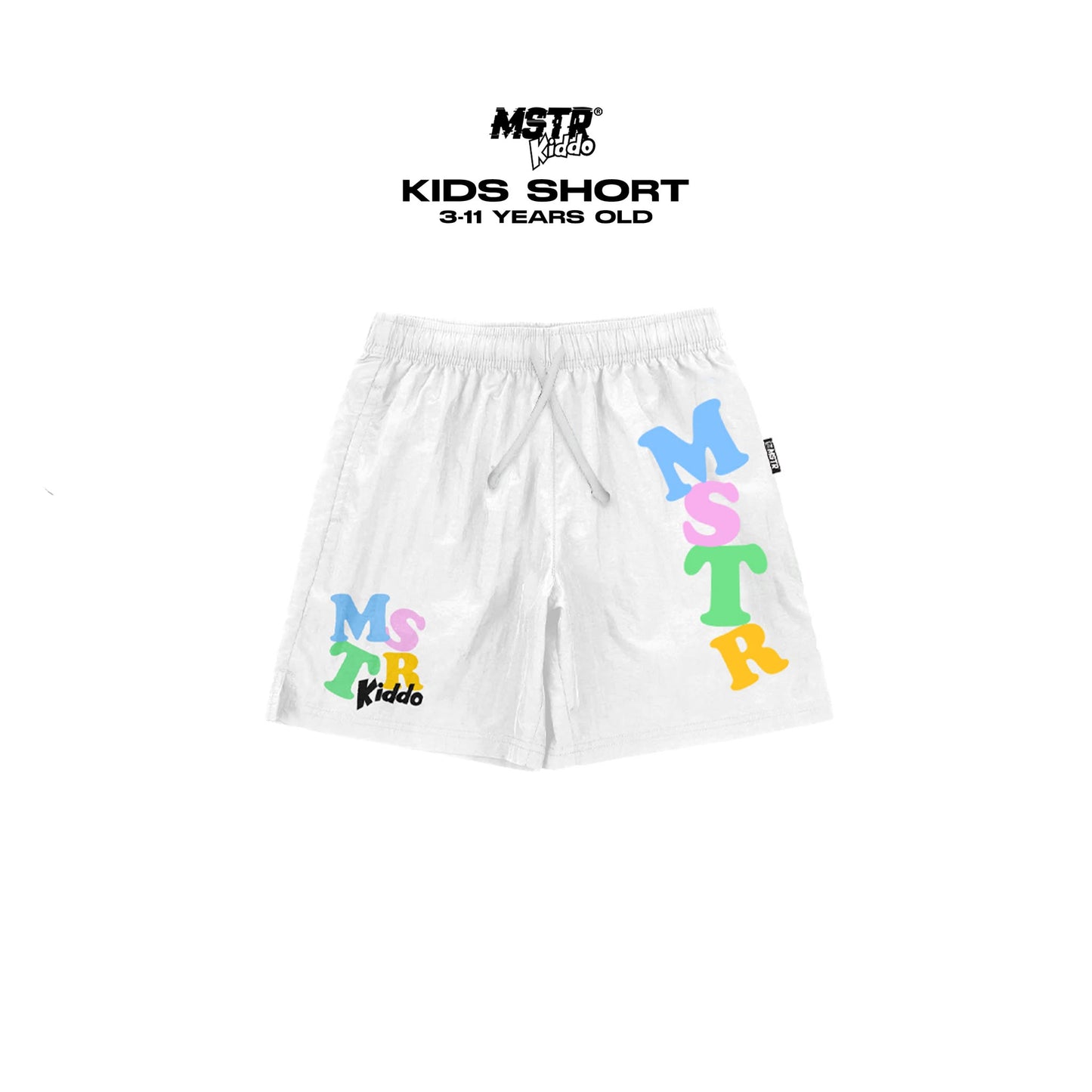MSTR - YOUTHFUL COLLECTION "KIDDO" KIDS SHORT (WHITE)
