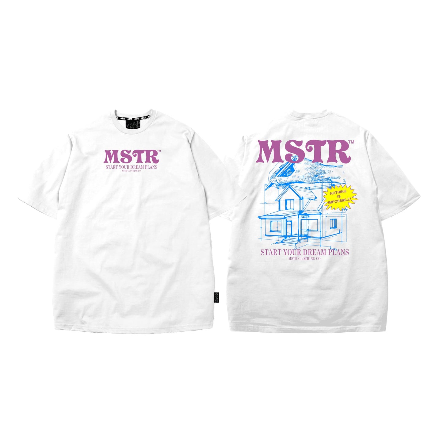 MSTR - ACKRO COLLECTION "ESTABLISH" TSHIRT (WHITE)