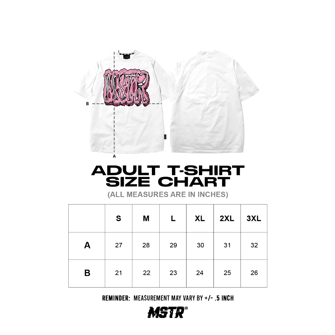 MSTR - ACKRO COLLECTION "CEREBRAL" TSHIRT (WHITE)