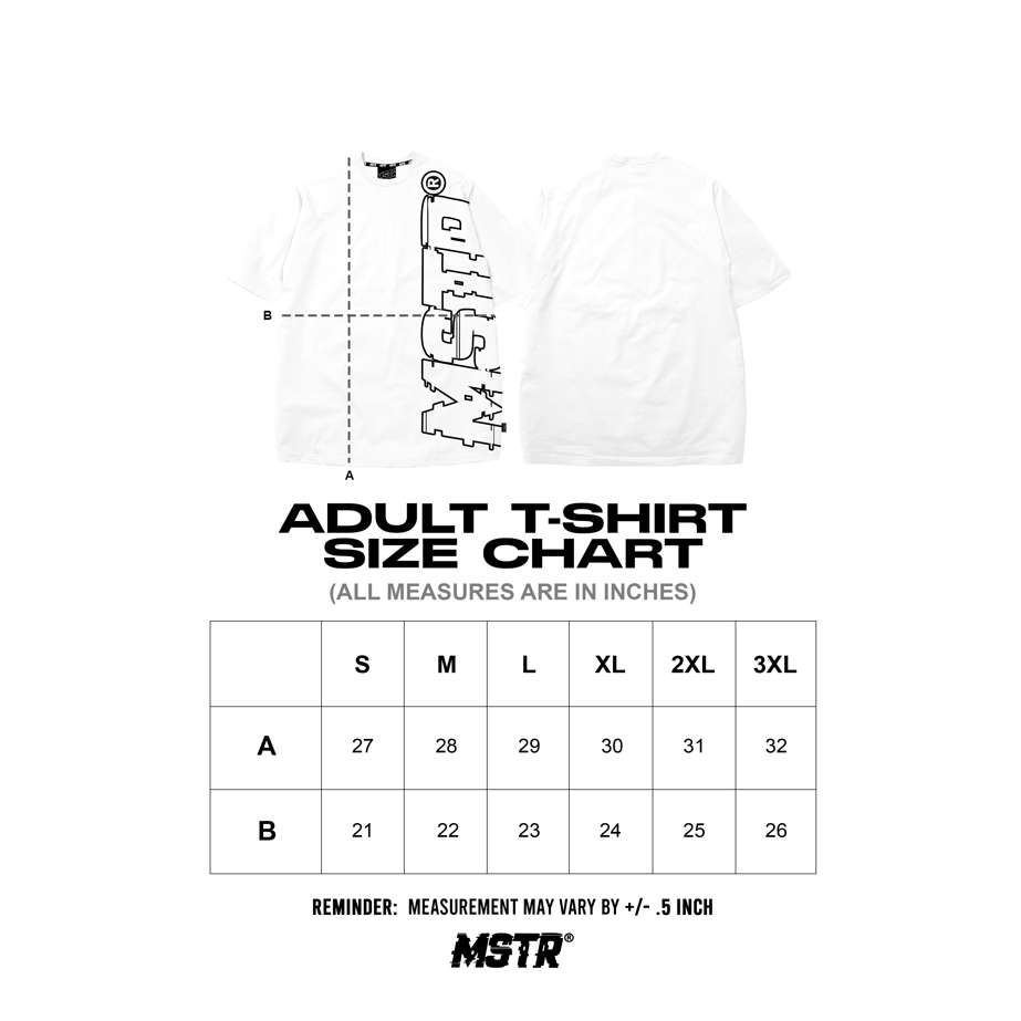 MSTR - ESCALATE COLLECTION "SIDE RETREAT" TSHIRT (WHITE)