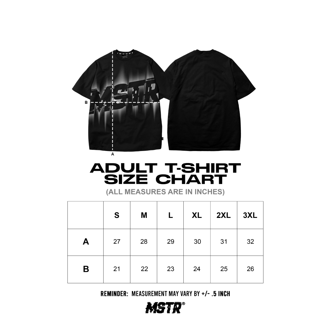 MSTR - ACKRO COLLECTION "DIMNESS" TSHIRT (BLACK)