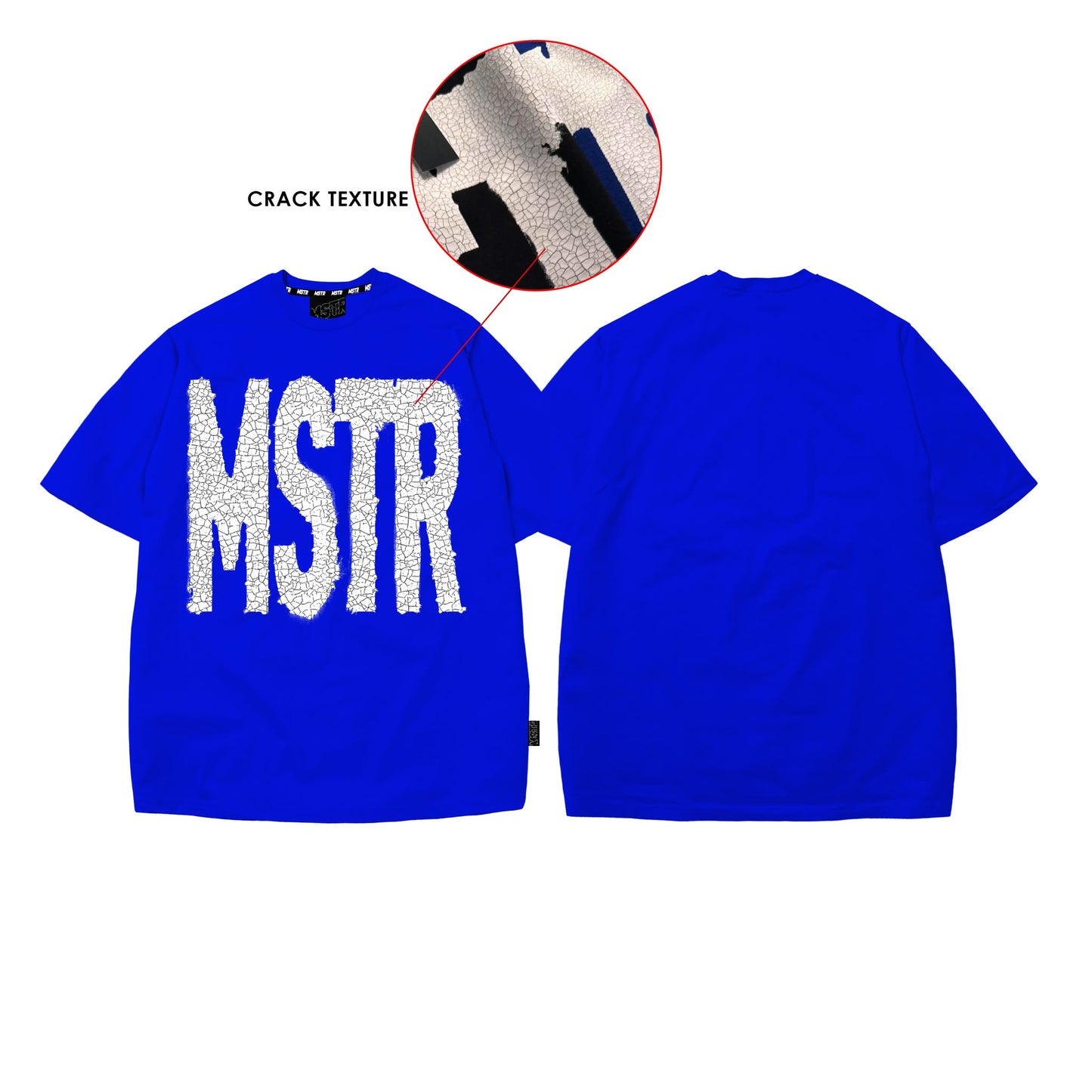 MSTR - ESCALATE COLLECTION "CRACK" TSHIRT (BLUE)