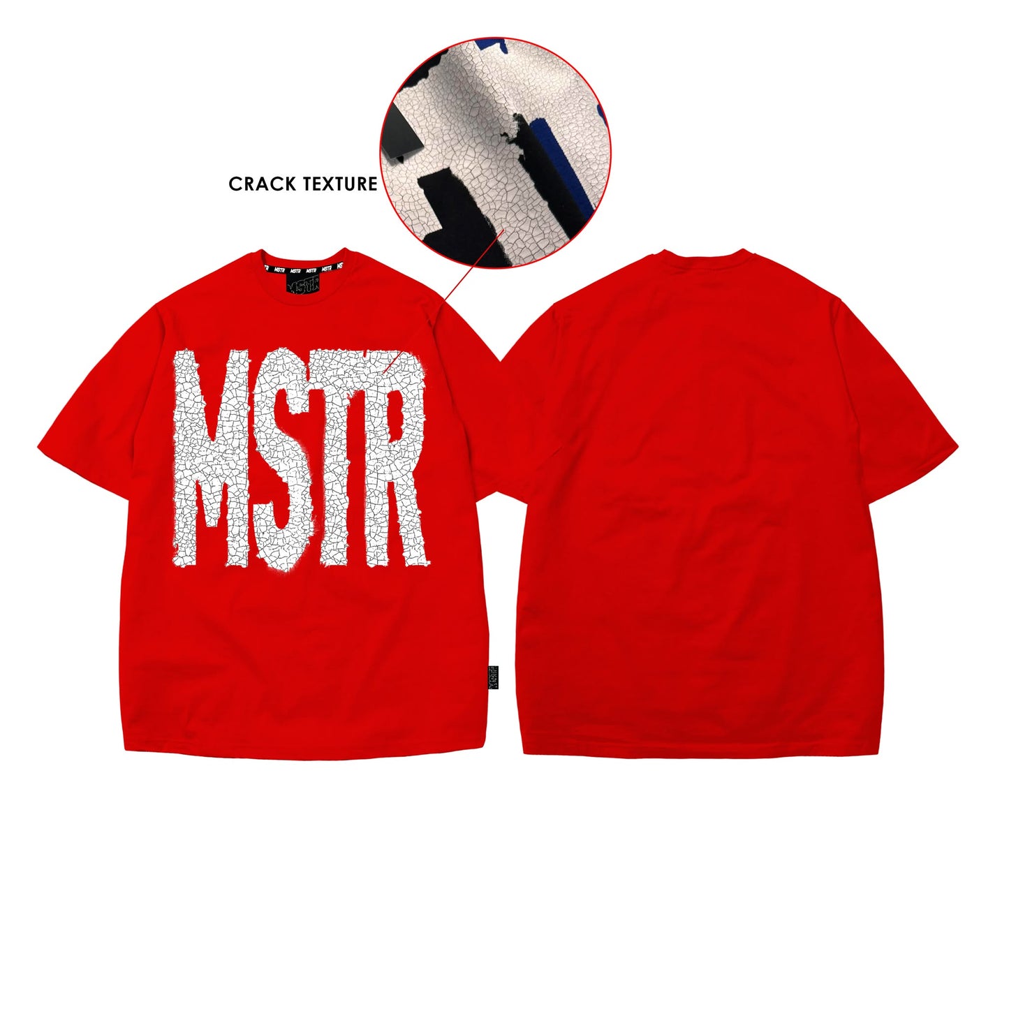 MSTR - ESCALATE COLLECTION "CRACK" TSHIRT (RED)