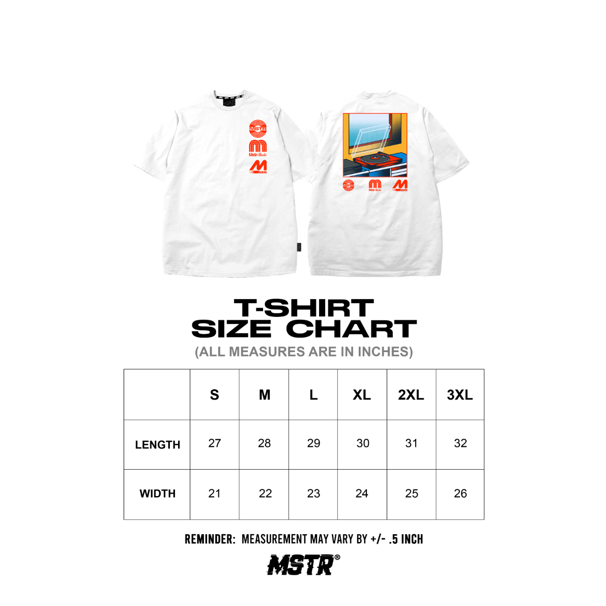 MSTR - CHRONIC COLLECTION "CHRONIC" TSHIRT (WHITE)