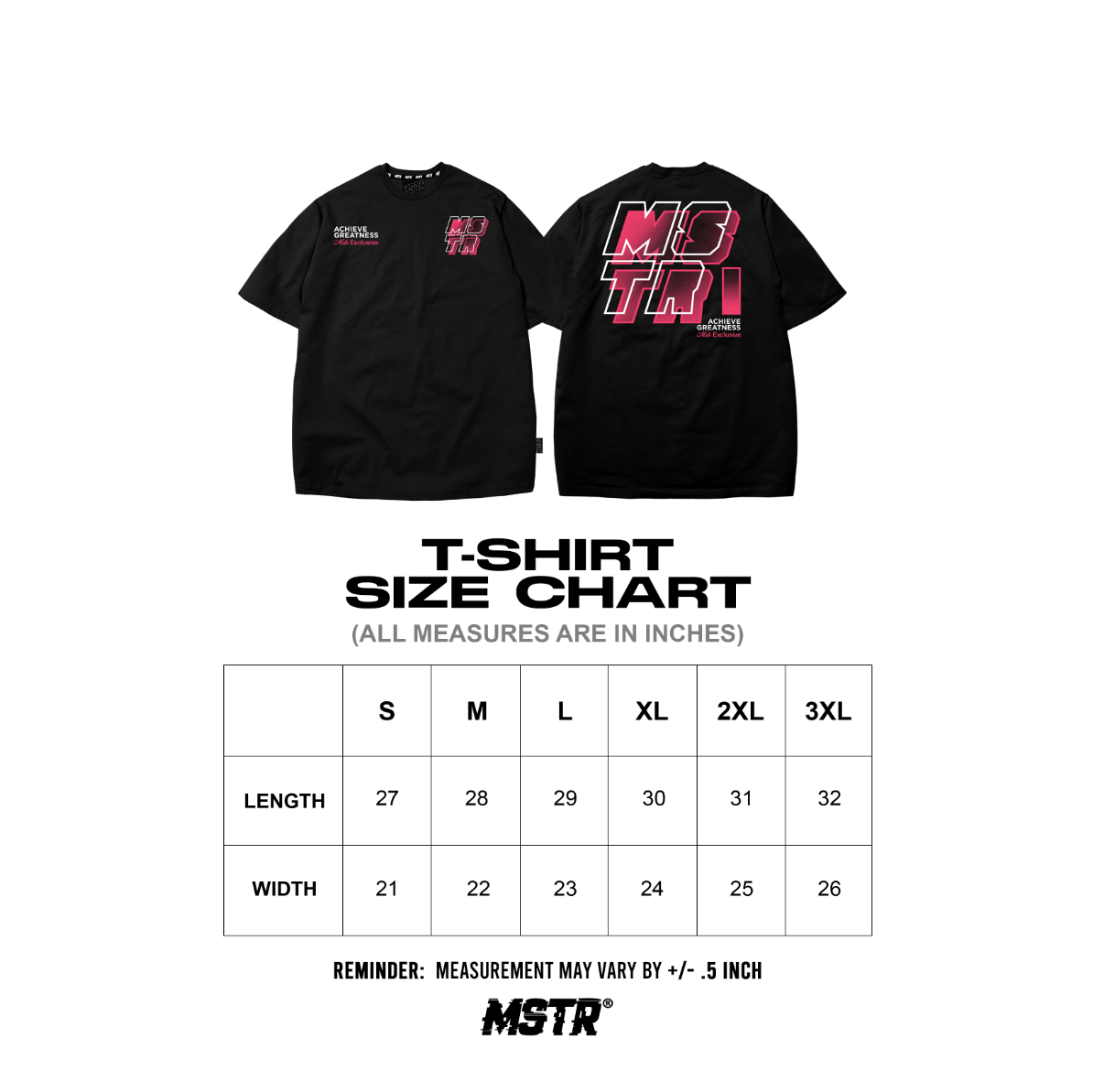 MSTR - CHRONIC COLLECTION "COGITATE" TSHIRT (BLACK)