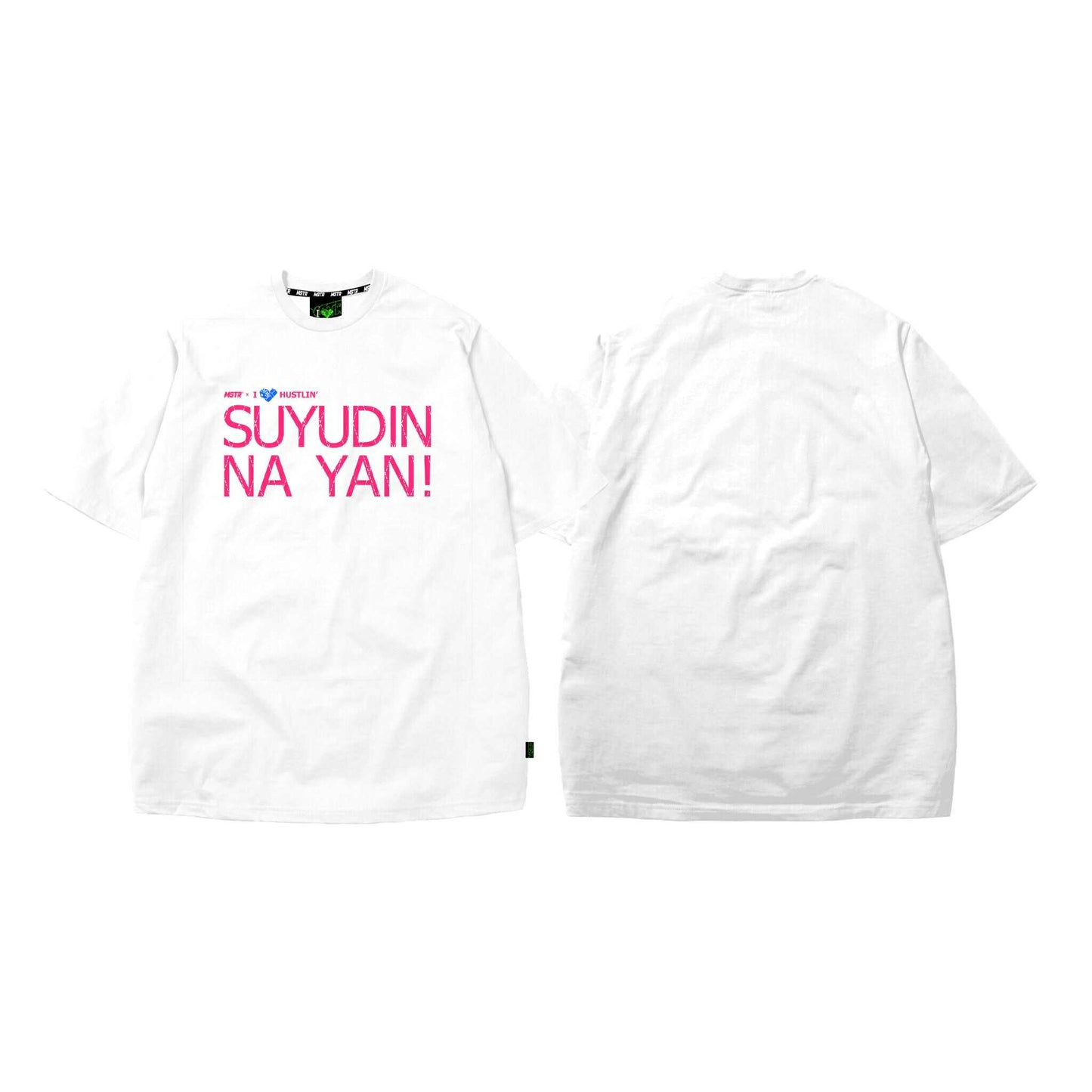 MSTR X HUSTLIN COLLAB 2025 "SUYUDIN" TSHIRT (WHITE)