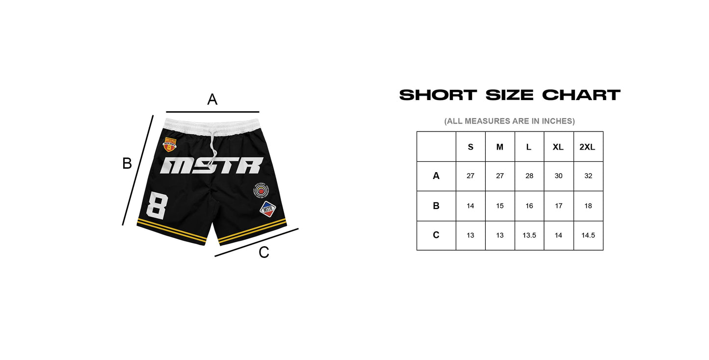 MSTR - ESCALATE COLLECTION "OTCHO" MESH SHORT (BLACK)