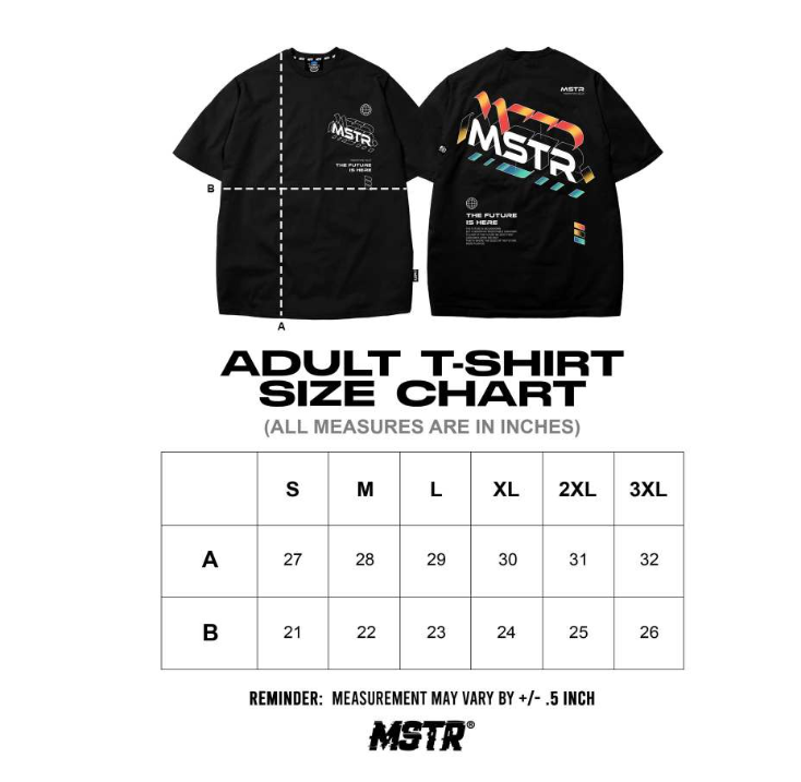 MSTR - SECTION COLLECTION "FUTURE" TSHIRT (BLACK)