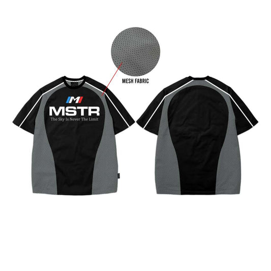 MSTR - HOARD COLLECTION "H2" CUT & SEW TSHIRT (BLACK GRAY)