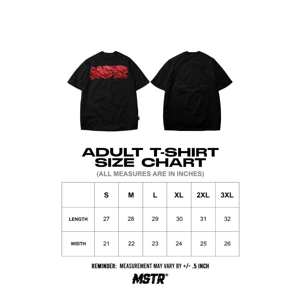 MSTR - PIXIE COLLECTION "GIZT" TSHIRT (BLACK)