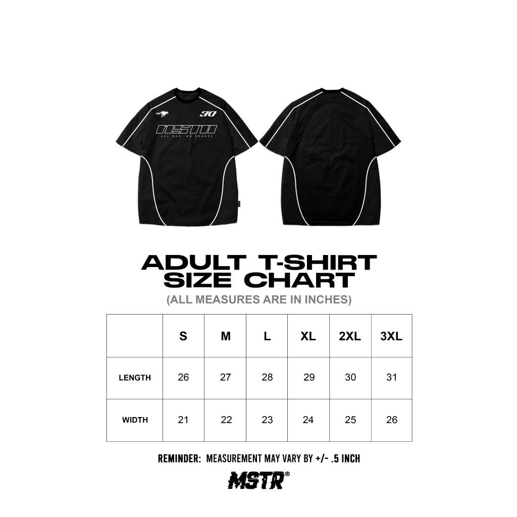 MSTR - HOARD COLLECTION "H12" CUT & SEW TSHIRT ( BLACK)