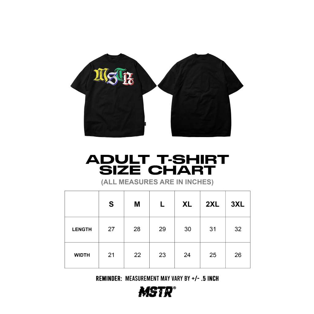 MSTR - PIXIE COLLECTION "HEX" TSHIRT (BLACK)