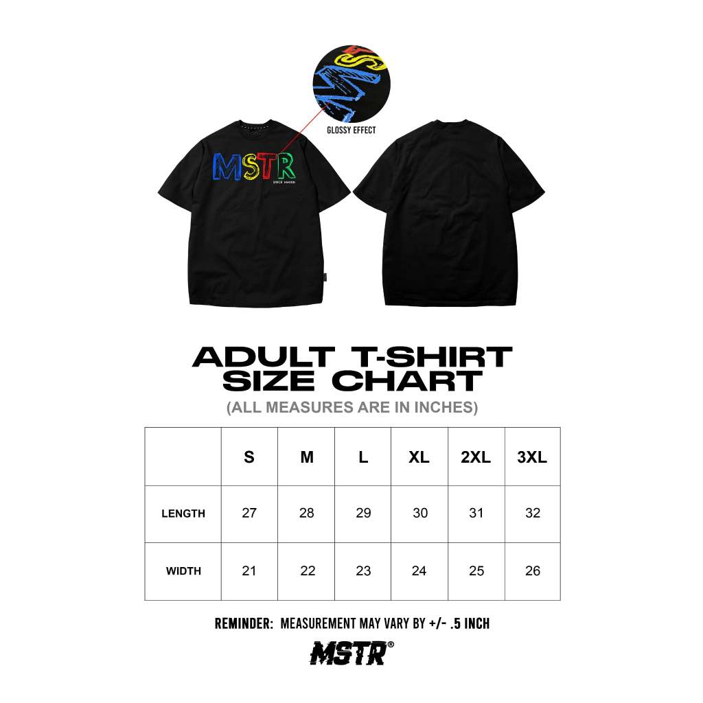 MSTR - PIXIE COLLECTION "ROUX" TSHIRT (BLACK)