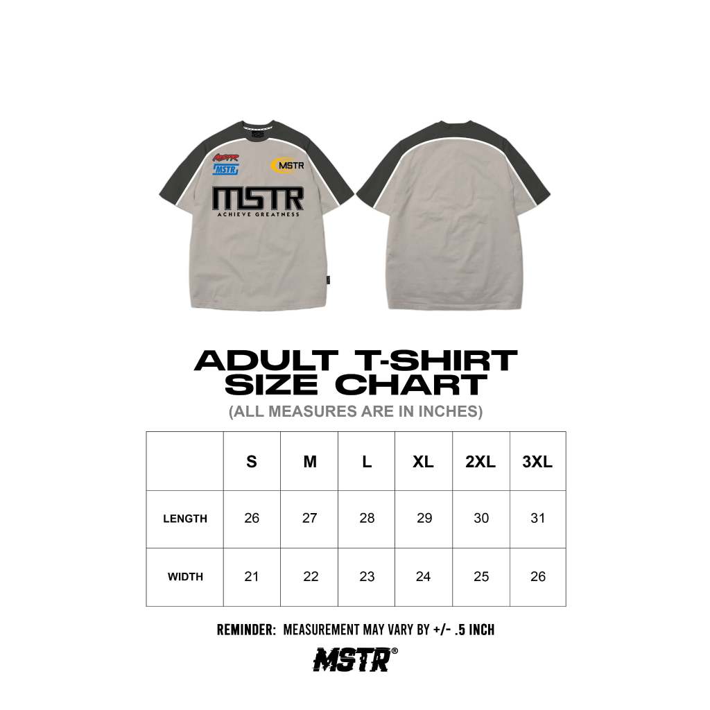MSTR - HOARD COLLECTION "H9" CUT & SEW TSHIRT (CanvasDarkGray)