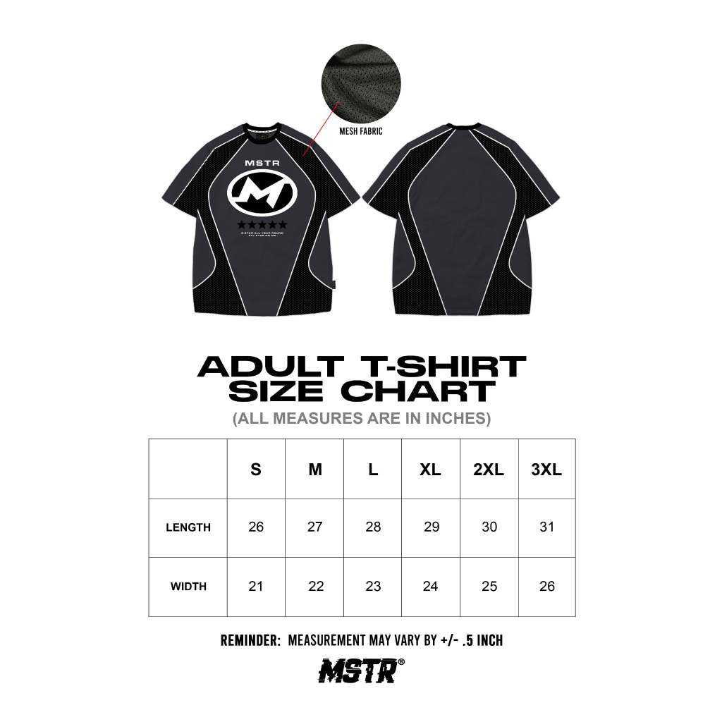 MSTR - HOARD COLLECTION "H4" CUT & SEW TSHIRT (GRAY BLACK)