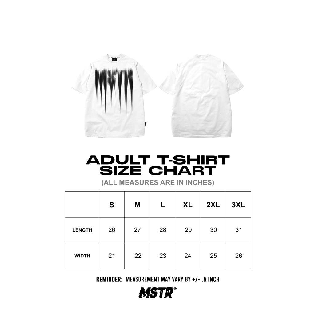 MSTR - ACKRO COLLECTION "SPECTER" TSHIRT (WHITE)