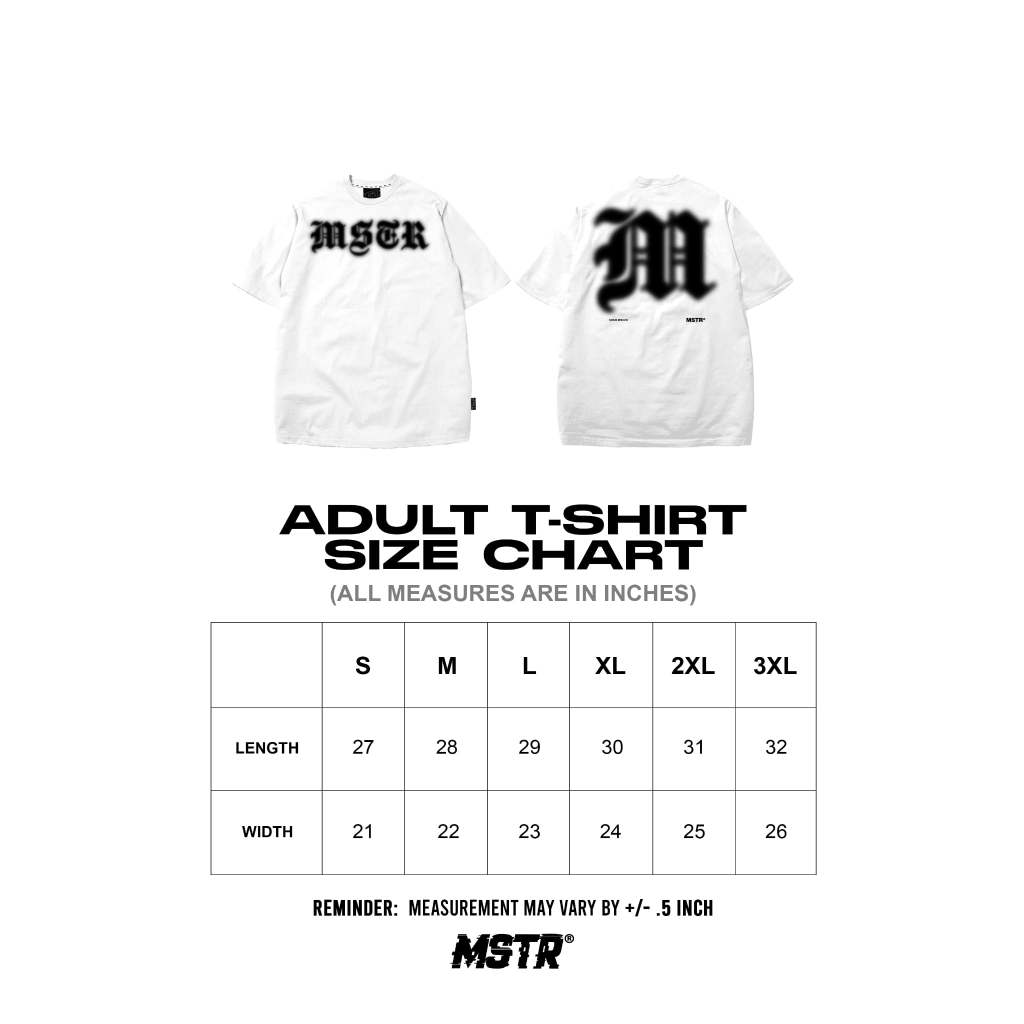 MSTR - ACKRO COLLECTION "MIST" TSHIRT (WHITE)