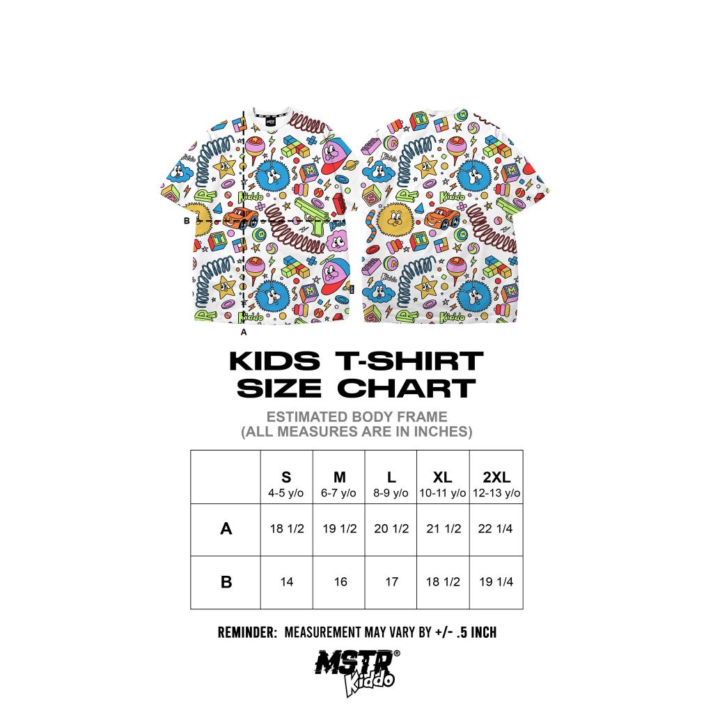 MSTR - YOUTHFUL COLLECTION "SPRING" KIDS TS (WHITE)