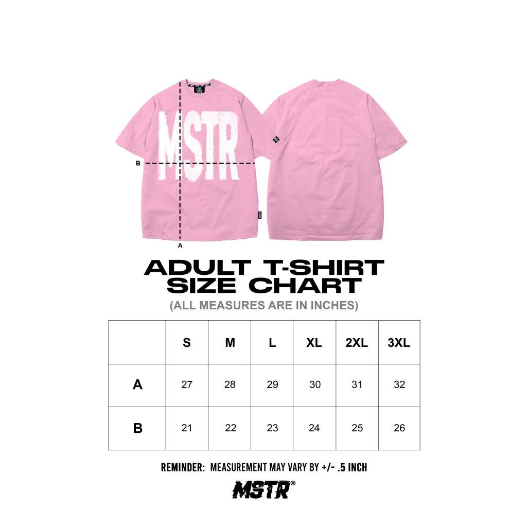 MSTR - PASTEL COLLECTION TSHIRT (PINK)
