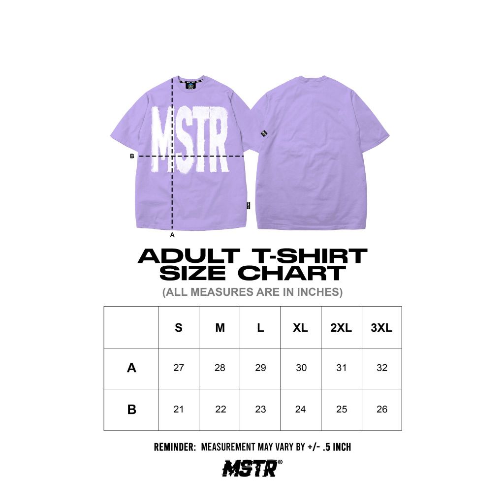 MSTR - PASTEL COLLECTION TSHIRT (LAVANDER)