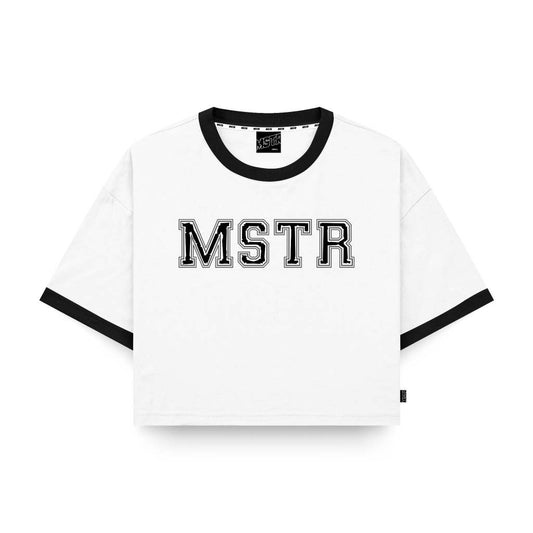 MSTR - ACKRO COLLECTION "BEHIND" WOMEN CROPTOP (WHITE)