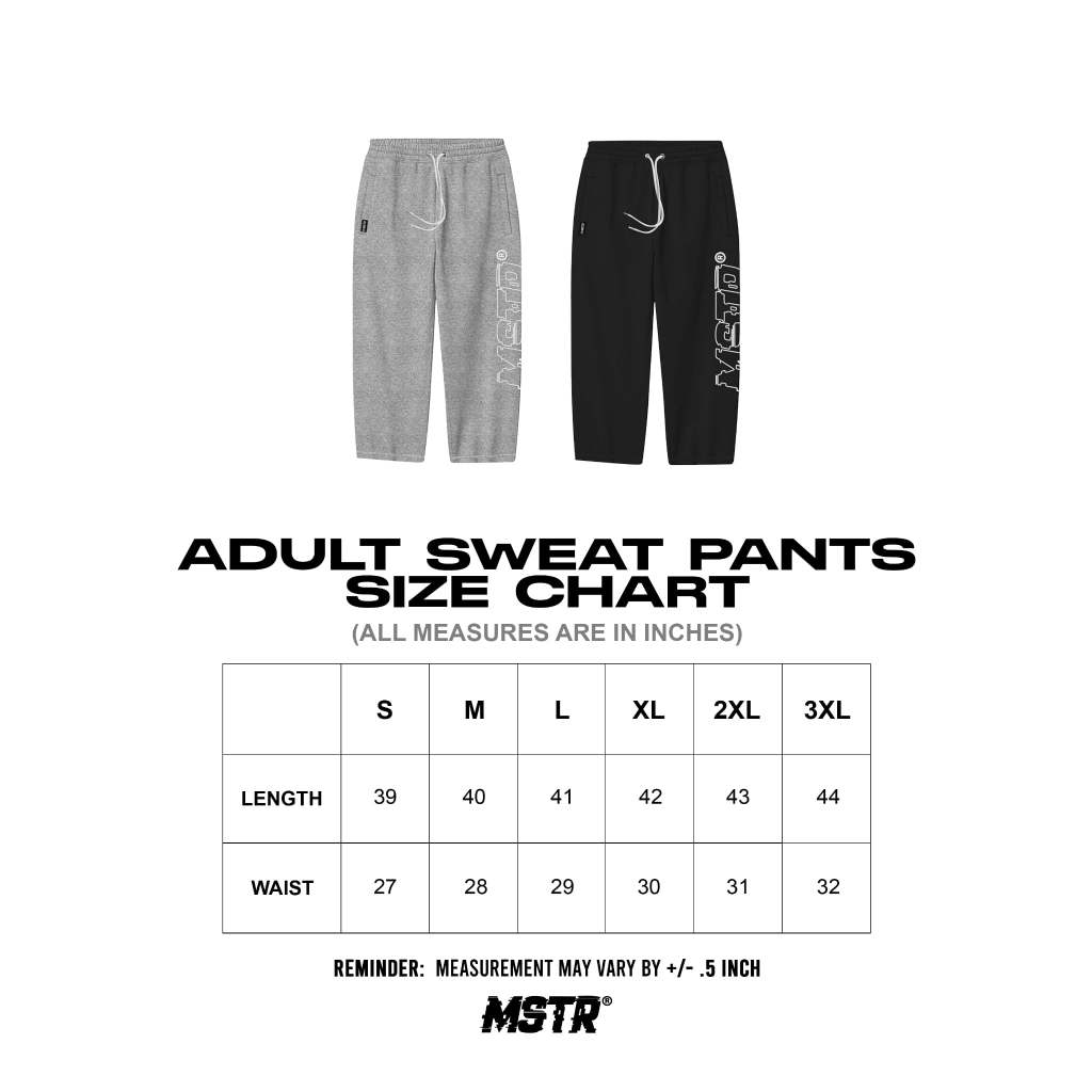 MSTR - ESCALATE COLLECTION "RETREAT" SWEATPANTS (GRAY)