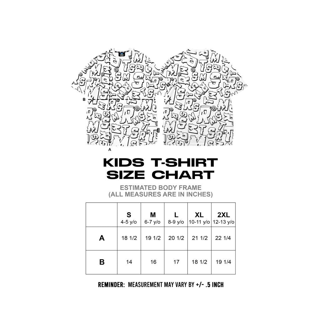 MSTR - KIDDO COLLECTION "BRIMFULL" KIDS TS (WHITE)