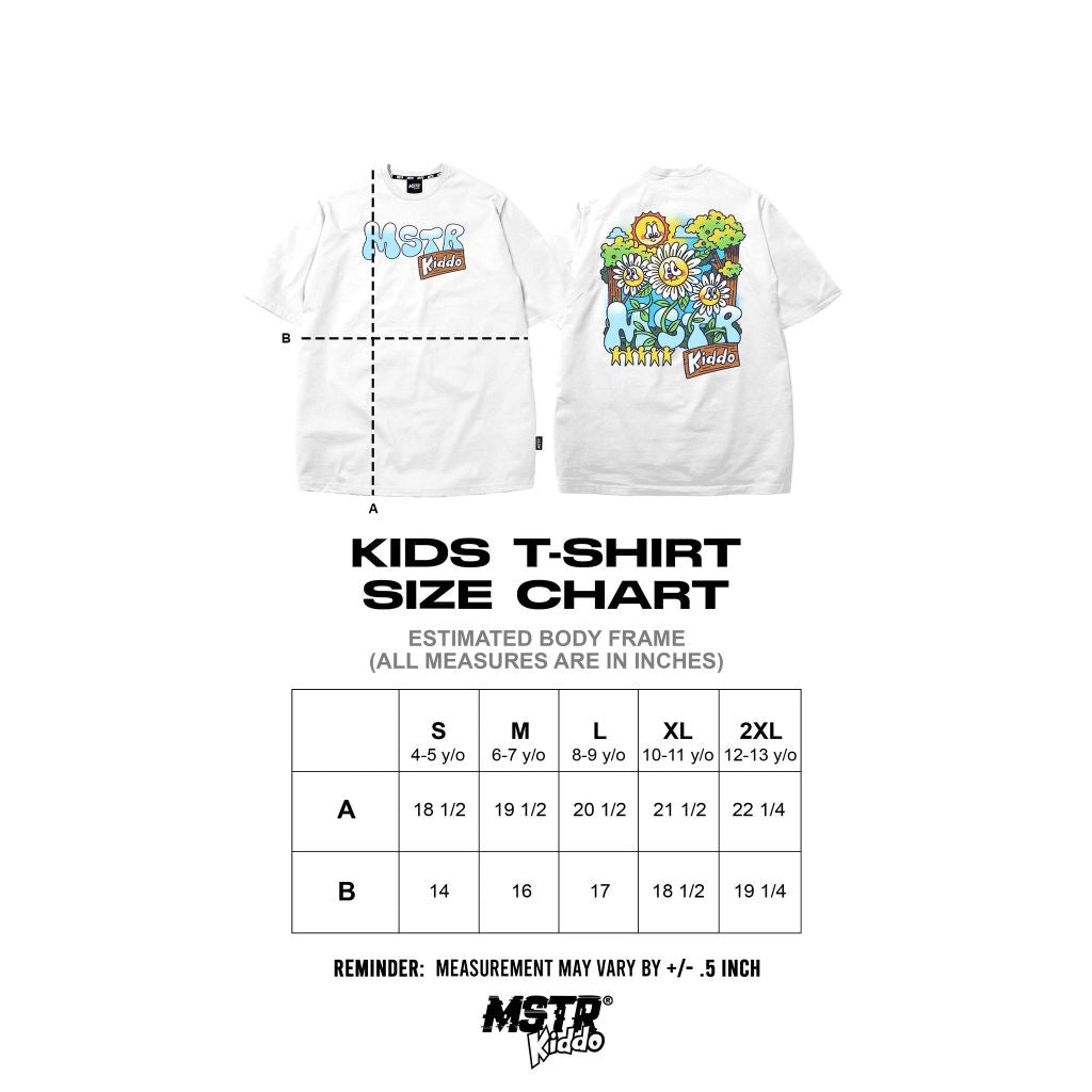 MSTR - YOUTHFUL COLLECTION "DEVELOP" KIDS TS (WHITE)