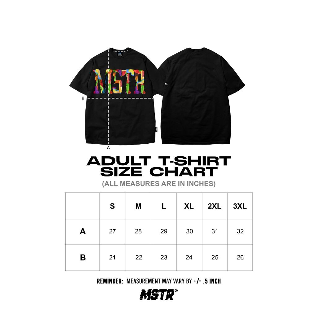 MSTR - SECTION COLLECTION "SMUDGE" TSHIRT (BLACK)