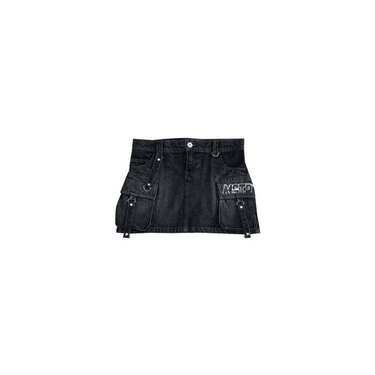 MSTR - DENIM COLLECTION "RETREAT" DENIM SKIRT (BLACK)