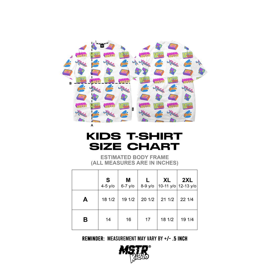 MSTR - YOUTHFUL COLLECTION "JAZZY" KIDS TS (WHITE)