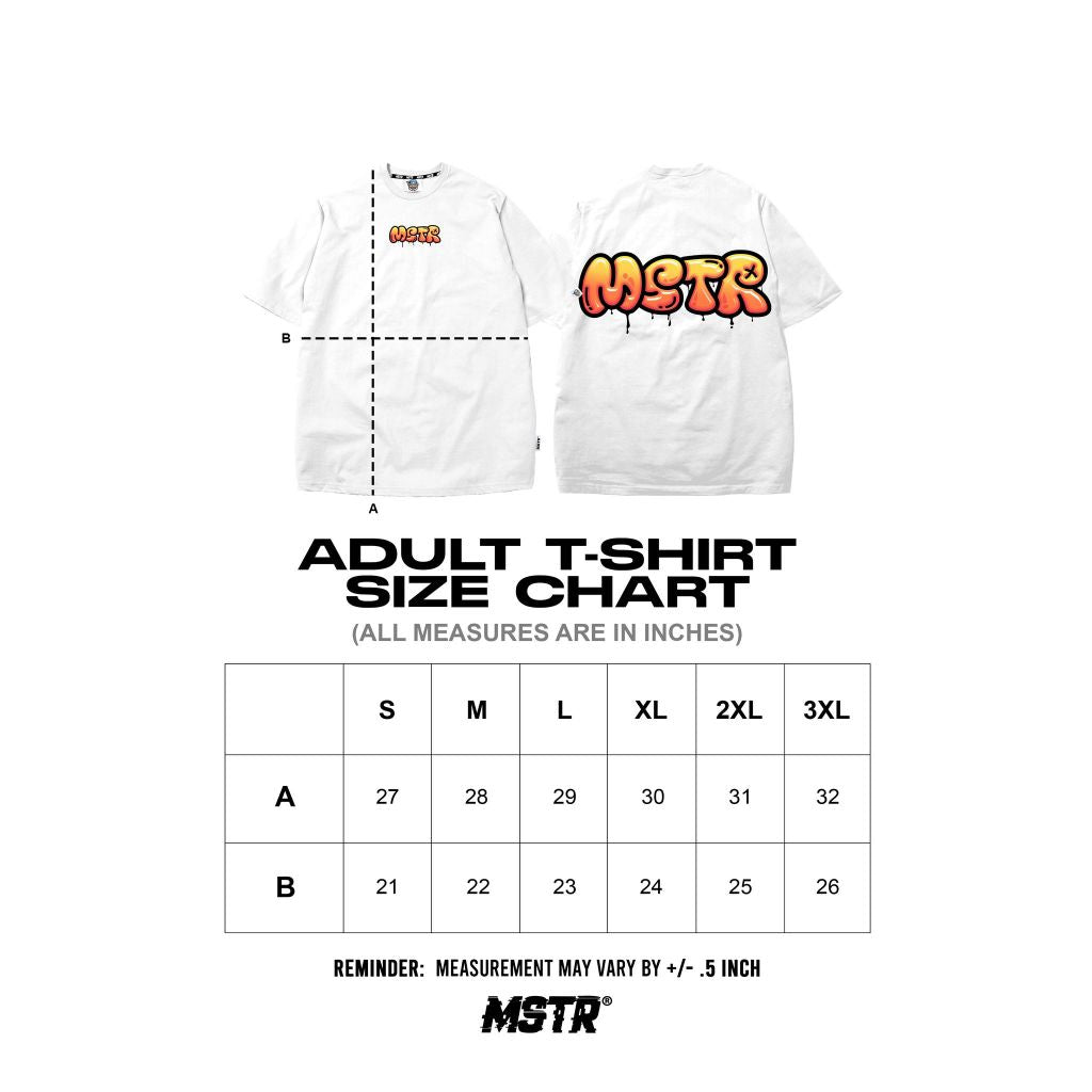 MSTR - ESCALATE COLLECTION "DOODLE" TSHIRT (WHITE)