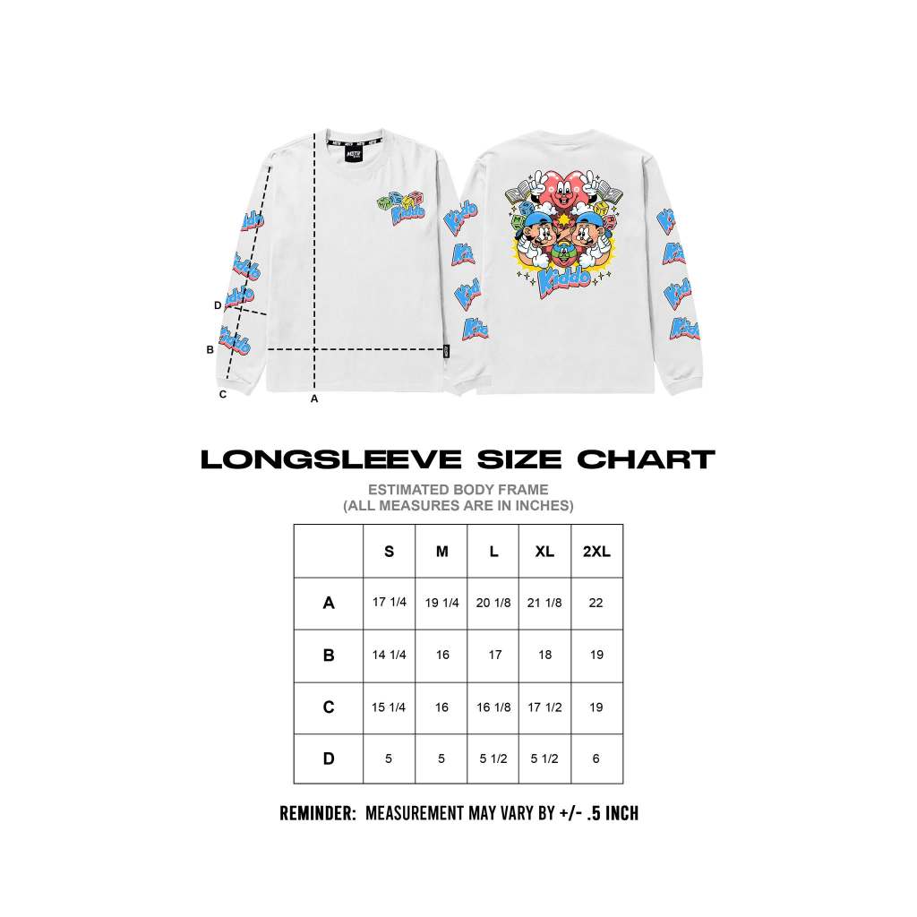 MSTR - YOUTHFUL COLLECTION "GOODJOB" KIDS LS (WHITE)