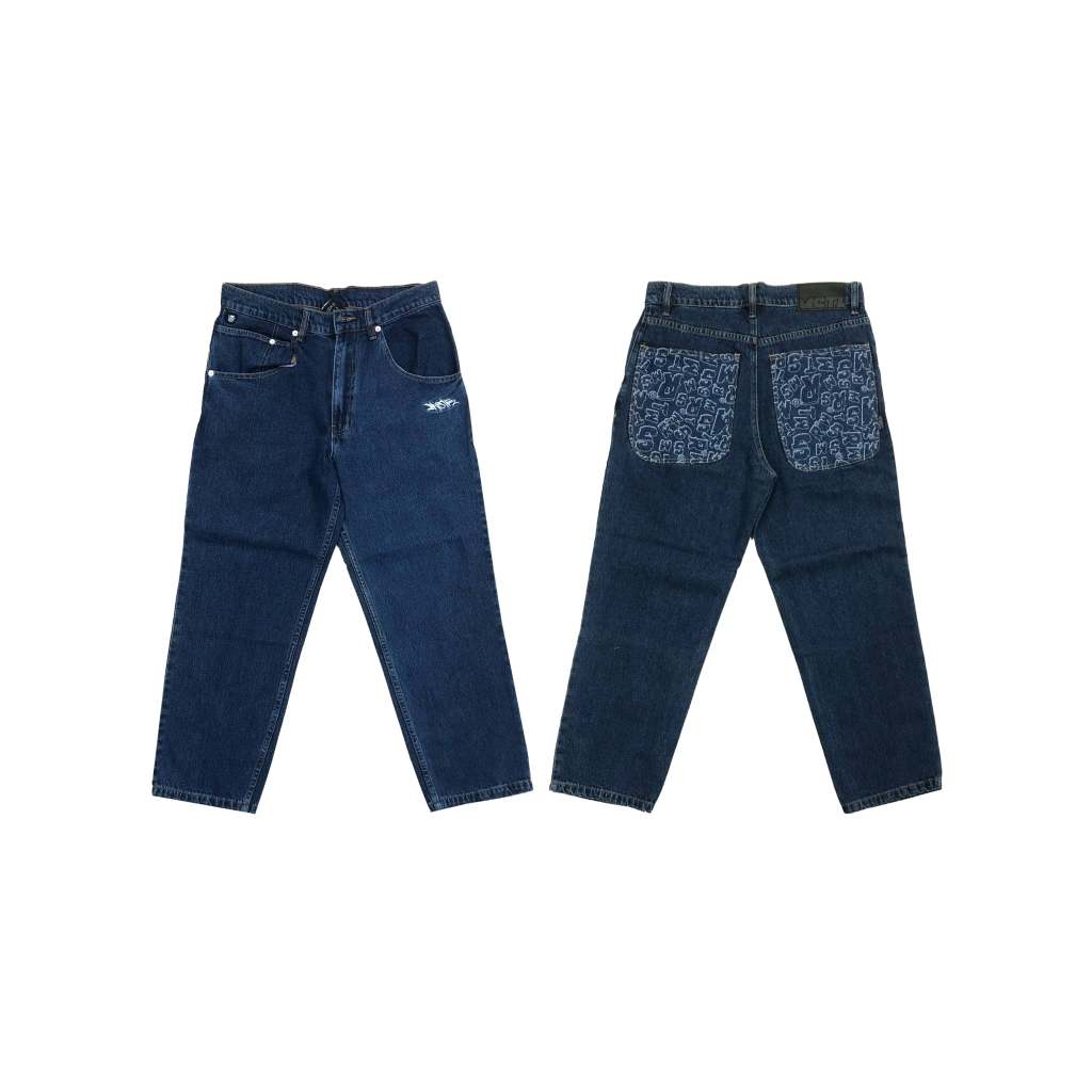 MSTR - DENIM COLLECTION "BRIMFULL" DENIM PANTS (BLUE)