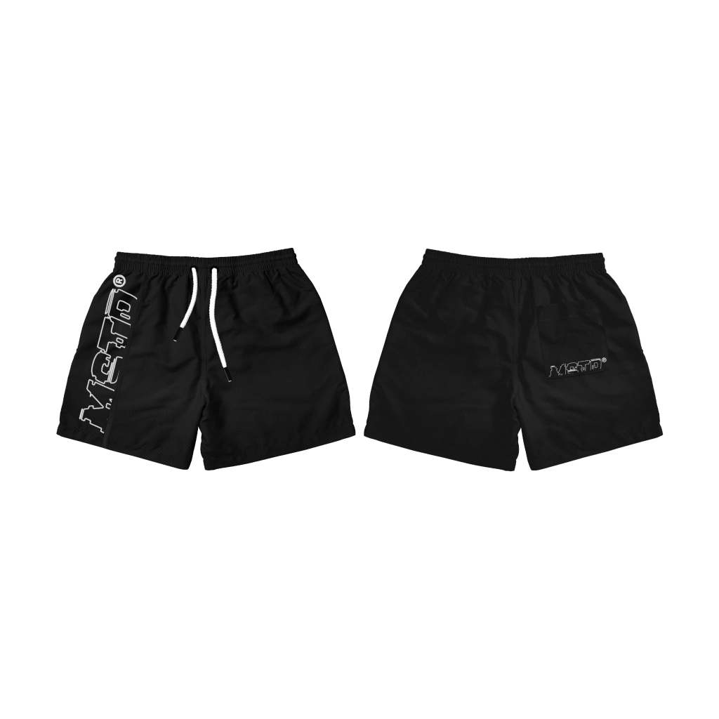 MSTR - ESCALATE COLLECTION "RETREAT" MESH SHORT (BLACK)