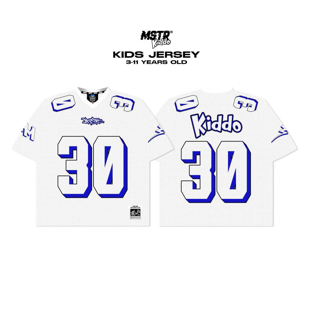 MSTR - KIDDO COLLECTION "CORE" KIDS JERSEY (WHITE)