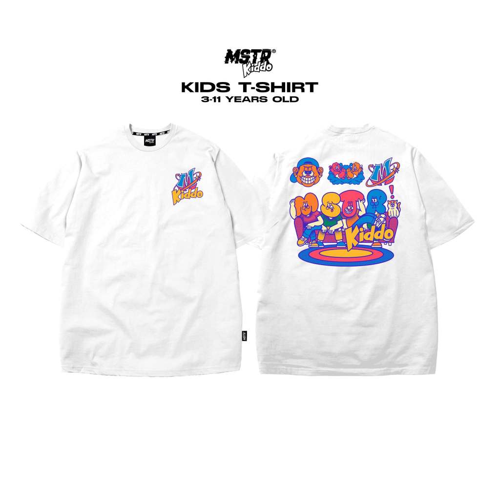 MSTR - YOUTHFUL COLLECTION "CHILLIN" KIDS TS (WHITE)