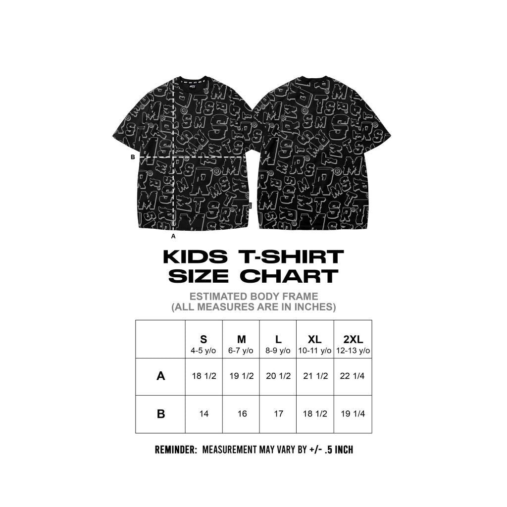 MSTR - KIDDO COLLECTION "BRIMFULL" KIDS TS (BLACK)