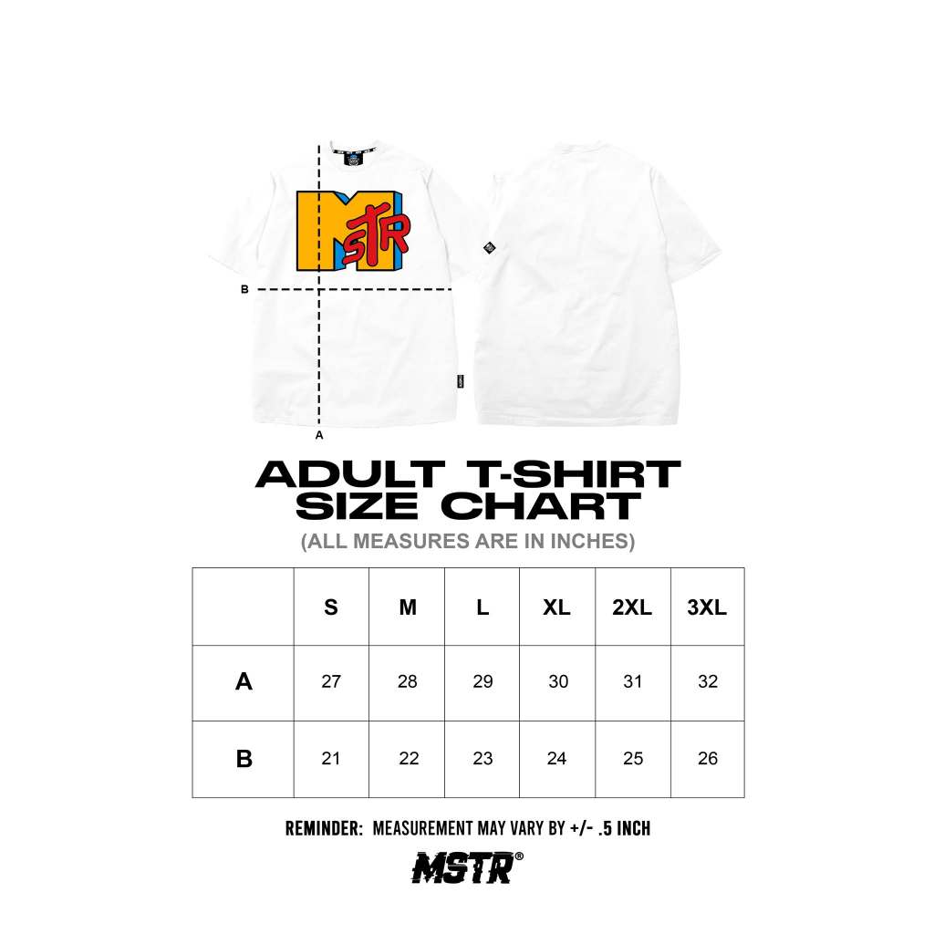 MSTR - SECTION COLLECTION "MTV" TSHIRT (WHITE)