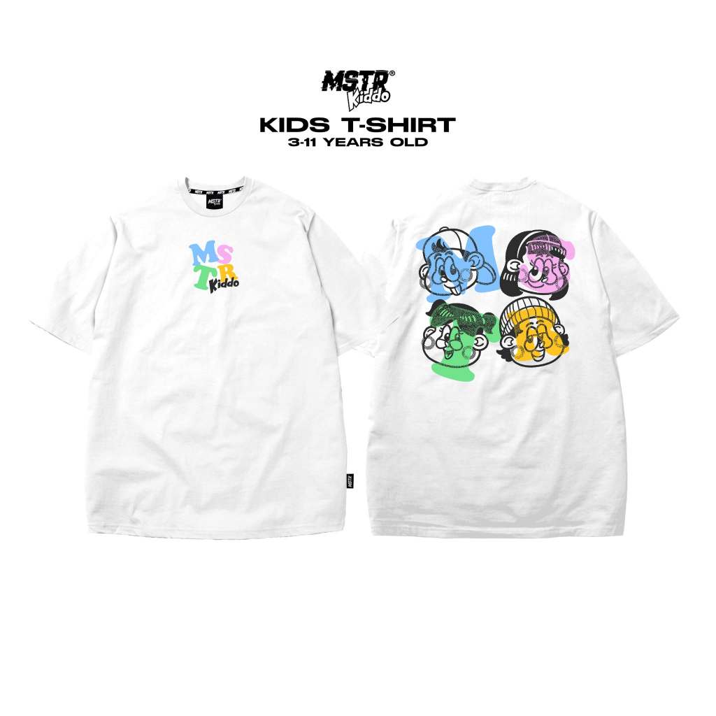 MSTR - YOUTHFUL COLLECTION "KIDDO" KIDS TS (WHITE)