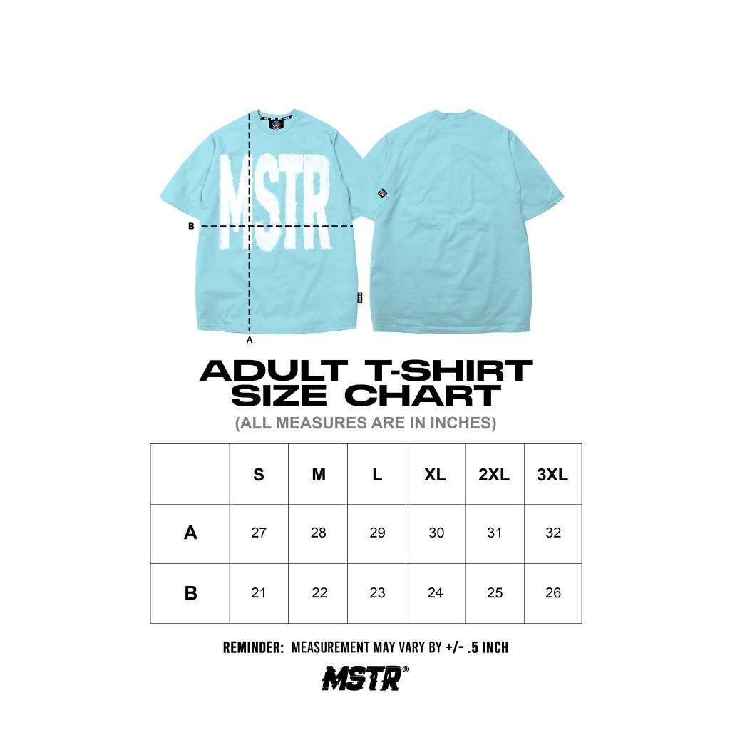MSTR - PASTEL COLLECTION TSHIRT (P.BLUE)