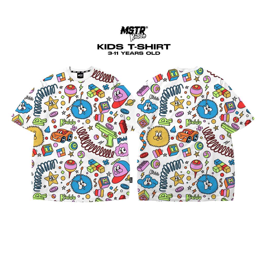 MSTR - YOUTHFUL COLLECTION "SPRING" KIDS TS (WHITE)