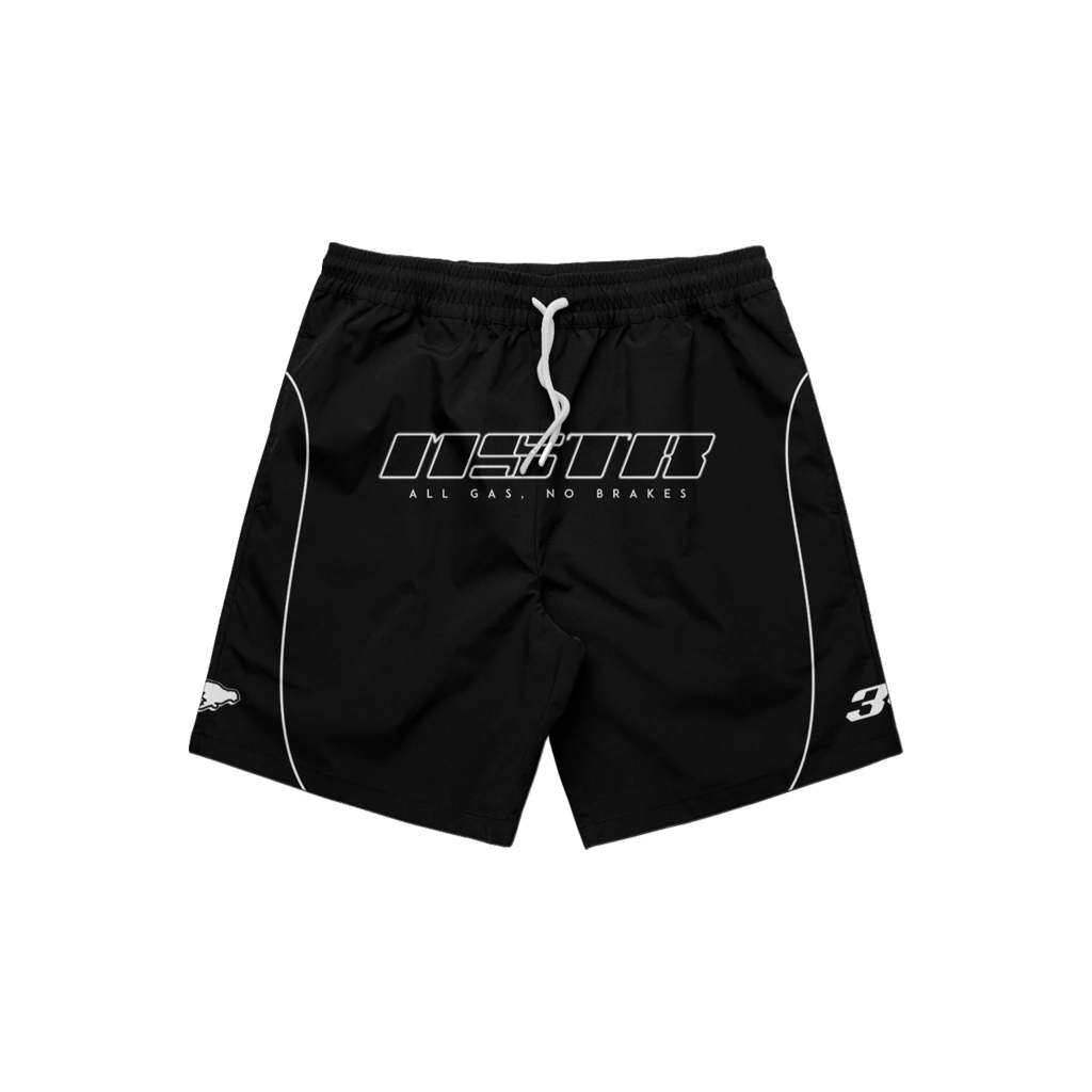 MSTR - HOARD COLLECTION "H12" CUT & SEW SHORT (BLACK)
