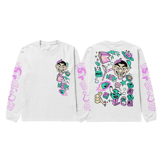 MSTR - SCOPE COLLECTION "BYNN" LONGSLEEVES (WHITE)