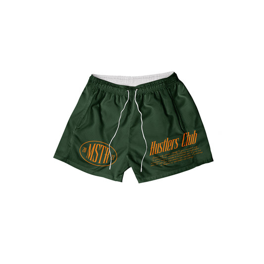 MSTR - HUSTLER COLLECTION MESH SHORT (EMERALD GREEN)