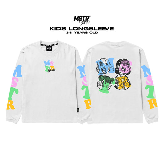 MSTR - YOUTHFUL COLLECTION "KIDDO" KIDS LS (WHITE)
